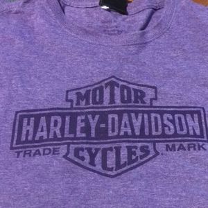 Purple Harley Davidson shirt